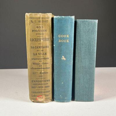 (3PC) LA CUISINERE DE LA CAMPAGNE | La Cuisiniere de la Campagne et de la Ville, ardcover bindings, including: 1884, 62nd ed.; 1907, 85th...