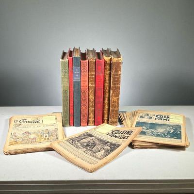 COLLECTION LA CUISINE DES FAMILLES | A collection of bound and unbound periodicals, with issues ranging from 1896-1908, including 8...