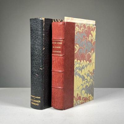 (2PC) BERTRAND GUEGAN | Two cookbooks including: Les Dix Livres de Cuisine D'Apicius by Bertrand Guegan, 1933, limited edition, no. 304...