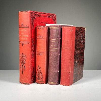 (3PC) G. GARLIN & OTHER BOOKS | Including: Le Patissier Moderne by G. Garlin, 1889, with 1910 inscription Two copies of the 1890 edition...
