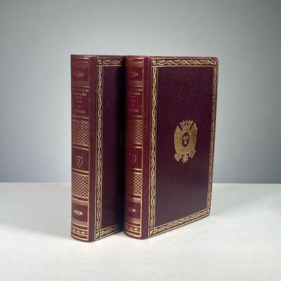 (2PC) L'ART DU CUISINIER VOL. I & II | Includes 1980 Facsimile of L'Art du Cuisinier by A. Beauvilliers Vol I & Vol II, bound in leather...