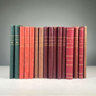 (16PC) LE POT-AU-FEU | 1893-1914 variously bound in different linens, missing some years, plus an index.