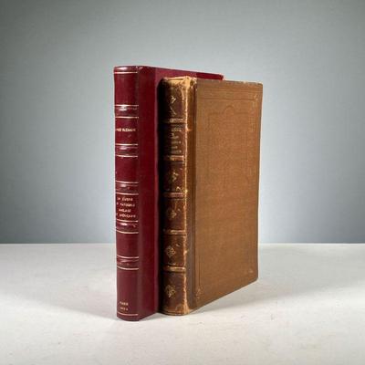 (2PC) ALFRED SUZANNE | Two volumes of La Cuisine et Patisserie Anglaise et Americaine; both 1904 editions, one in three-quarter red...