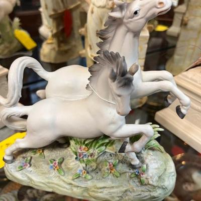 Porcelain horses 