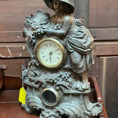 Bronze clock 