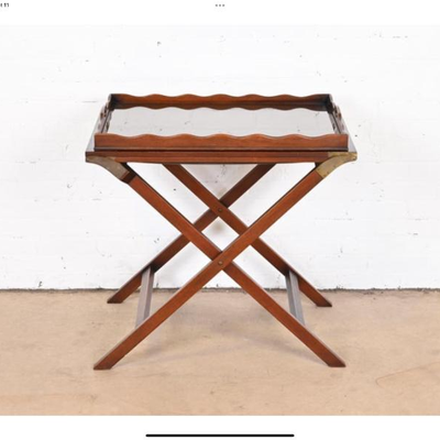 Butlerâ€™s buffet table. Triples in size 
