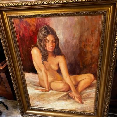 Seated Nude by Ron Barsano