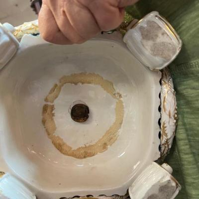Bottom of French vase 