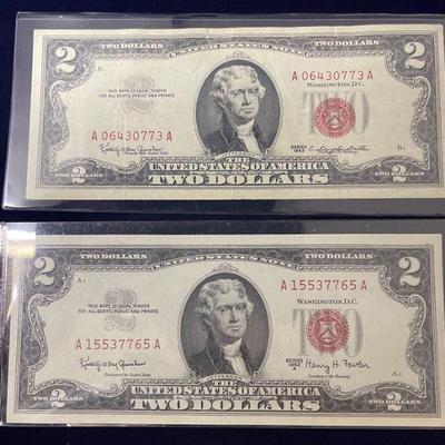 1963 Series $2 Unite States Red Seal Note