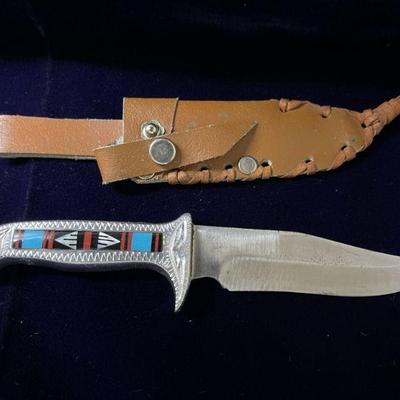 collectors knife w/sheath 