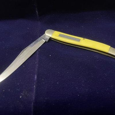 yellow handle Craftsman knife