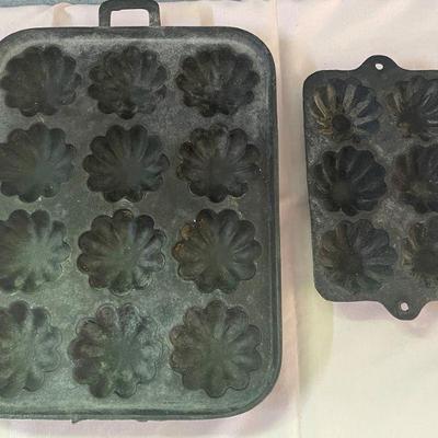 cast iron muffin pans