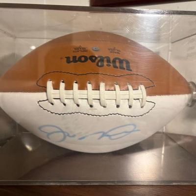 Autographed Joe Montana Football.