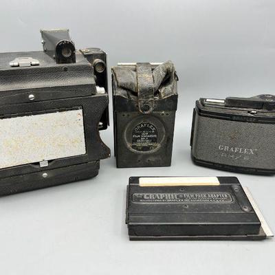 Graflex Speed Graphic Camera & Accessories
