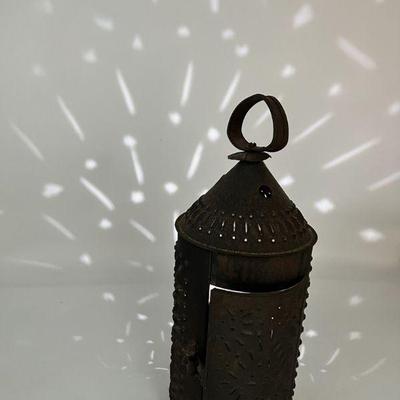 Rustic Metal Candle Holder
