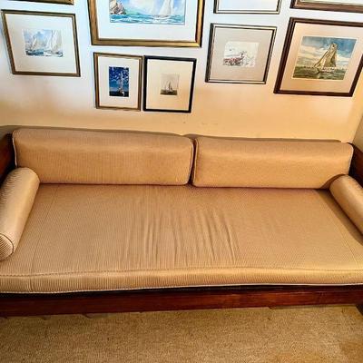 Vintage Mid Century Backless Lounge Sofa/chaise
