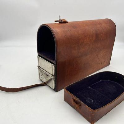 Vintage Leather Lunchbox
