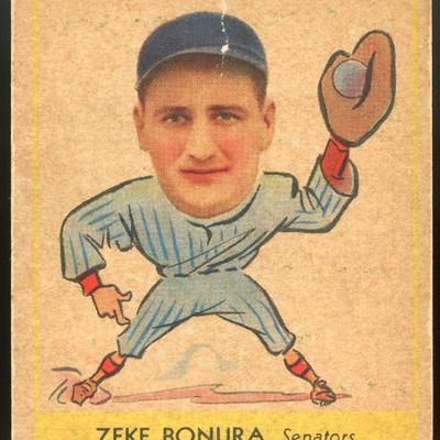 1938 GOUDEY HENRY 'ZEKE' BONURA #252