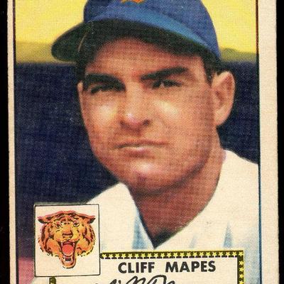 1952 TOPPS CLIFF MAPES
