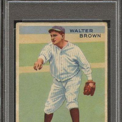 1933 GOUDEY WALTER BROWN