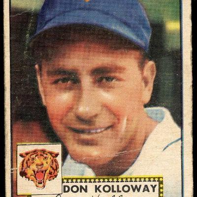 1952 TOPPS DON KOLLOWAY
