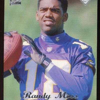 1998 COLLECTOR'S CHOICE RANDY MOSS ROOKIE CARD 