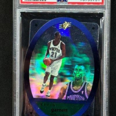 1996 SPx KEVIN GARNETT FOIL ROOKIE CARD 