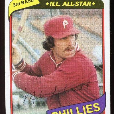 1980 TOPPS MIKE SCHMIDT - HALL OF FAMER