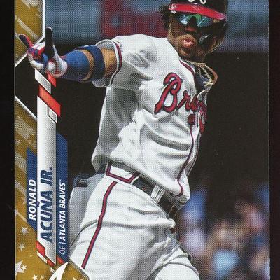 2020 TOPPS SEROES ONE RONALD ACUNA JR. GOLD STARS SP