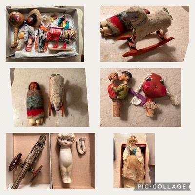 Vintage dolls, collectibles