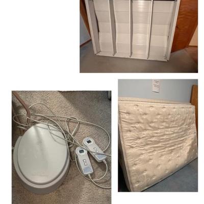 Queen Select Comfort Ultra mattress and box spring with Sleep Number Select Comfort air pump, 2 chambers, 2 remotes