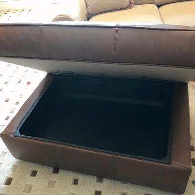 Ethan Allen leather storage box $129
41 X 28 X 17"