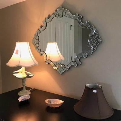 Mirror $48
bird lamp $32