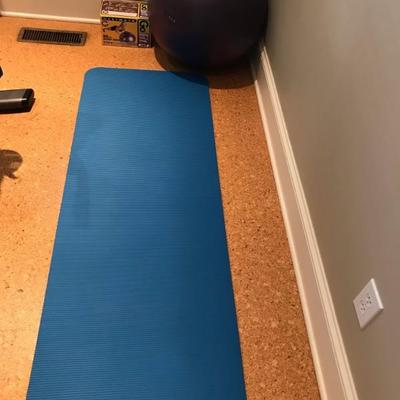 Mat $5
 stability ball $15