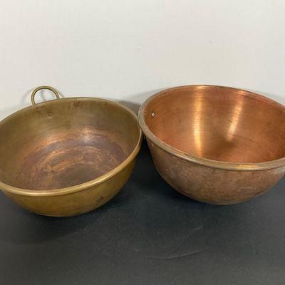 Copper bowls