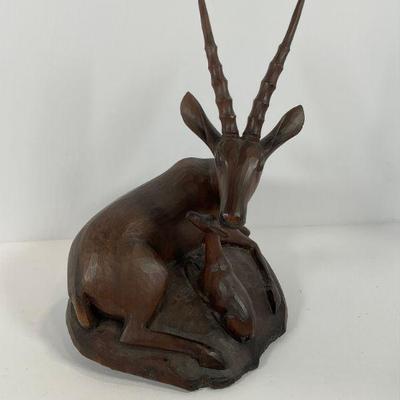 Carved African Antelope
