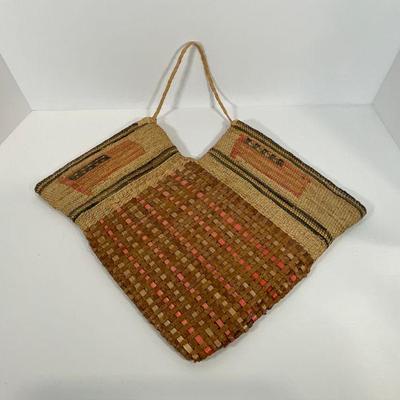 Native American (Makah) Woven Gathering Bag