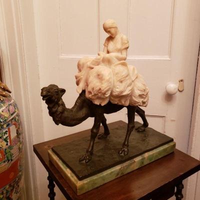 Marble, bronze, agate