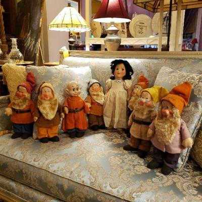 1930s Snow White and 7 dwarfs collection