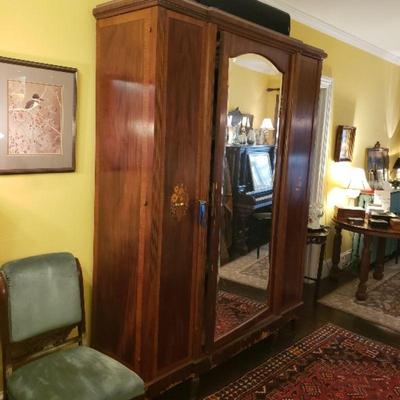 Large antique armoire