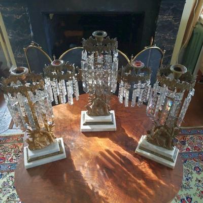 3-piece candelabra set