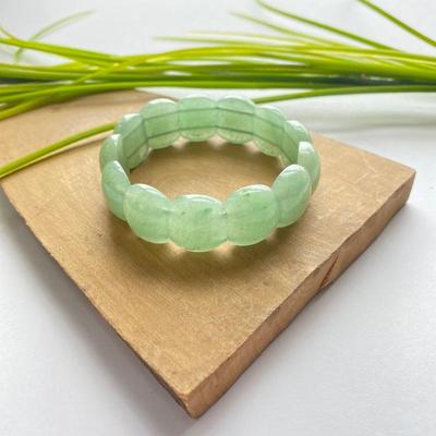 Green Aventurine Semi-Precious Natural Stone Stretch Bracelet