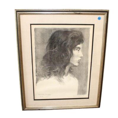 
Lot 393
Vintage Signed Raphael Soyer drawing
