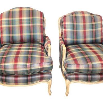 
Lot 322
Pair of Pearson country French style oversized arm chairs
