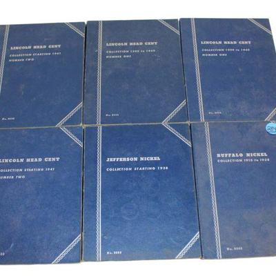 
Lot 284
6 coin collection books NOT Complete
