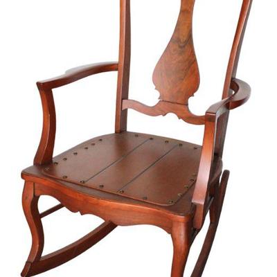 
Lot 222
Antique carved mahogany rocker
