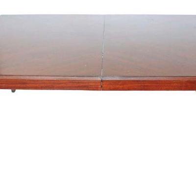 
Lot 229
Mahogany dining room table
