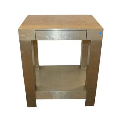 
Lot 329
Modern design 1 drawer lamp table
