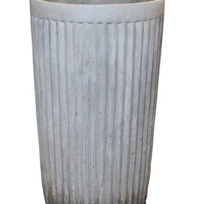 
Lot 374A
Modern design stone style composition fluted planters
