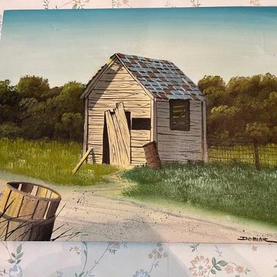 Oil on canvas $20